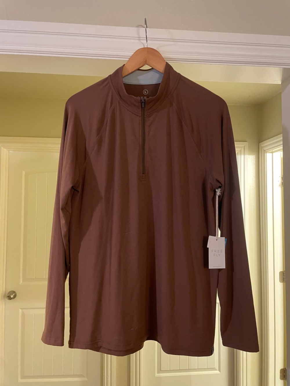 Quarter-Zip Long Sleeve Pullover - FreeFly Large